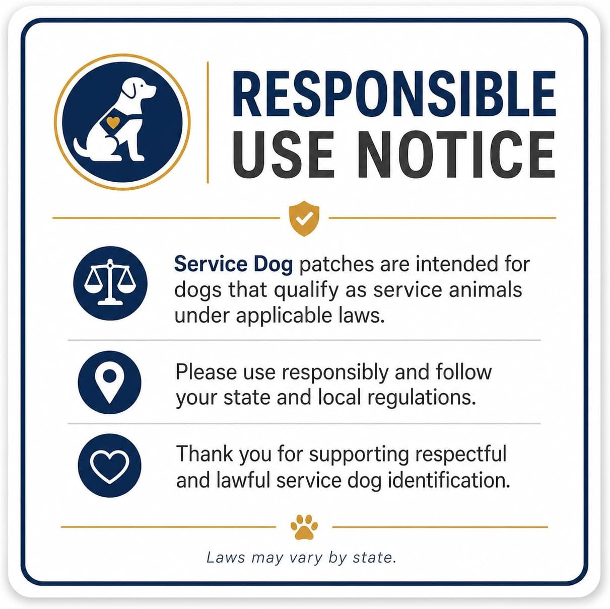 Reflective Service Dog Patches with Hook Backing for Service Animal Vests /Harnesses Small (4.6 X 1) Inch